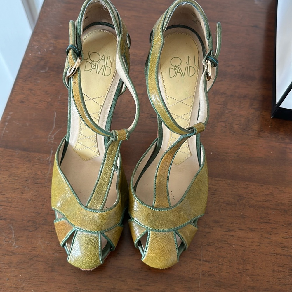 Joan and David t-strap pumps